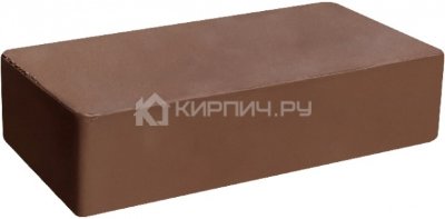 Кирпич облицовочный коричневый одинарный гладкий полнотелый М-300 ГКЗ