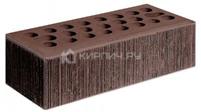 Кирпич облицовочный шоколад полуторный бархат М-150 Керма