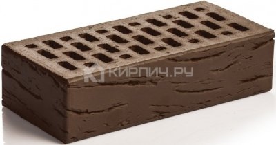 Кирпич облицовочный шоколад одинарный Антик М-150 Магма