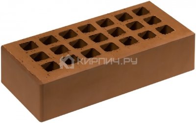 Кирпич облицовочный какао одинарный гладкий М-150 Саранск