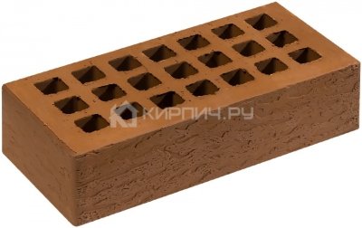 Кирпич облицовочный какао одинарный кора дуба М-150 Саранск