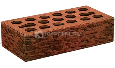 Кирпич облицовочный Premium Russet wood одинарный кора дуба амфиболит М-175 Керма